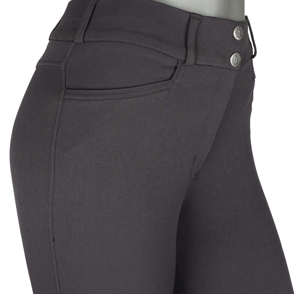 Kingsland Reithose Kadi E-Tec mit Knie-Grip Damen Schwarz