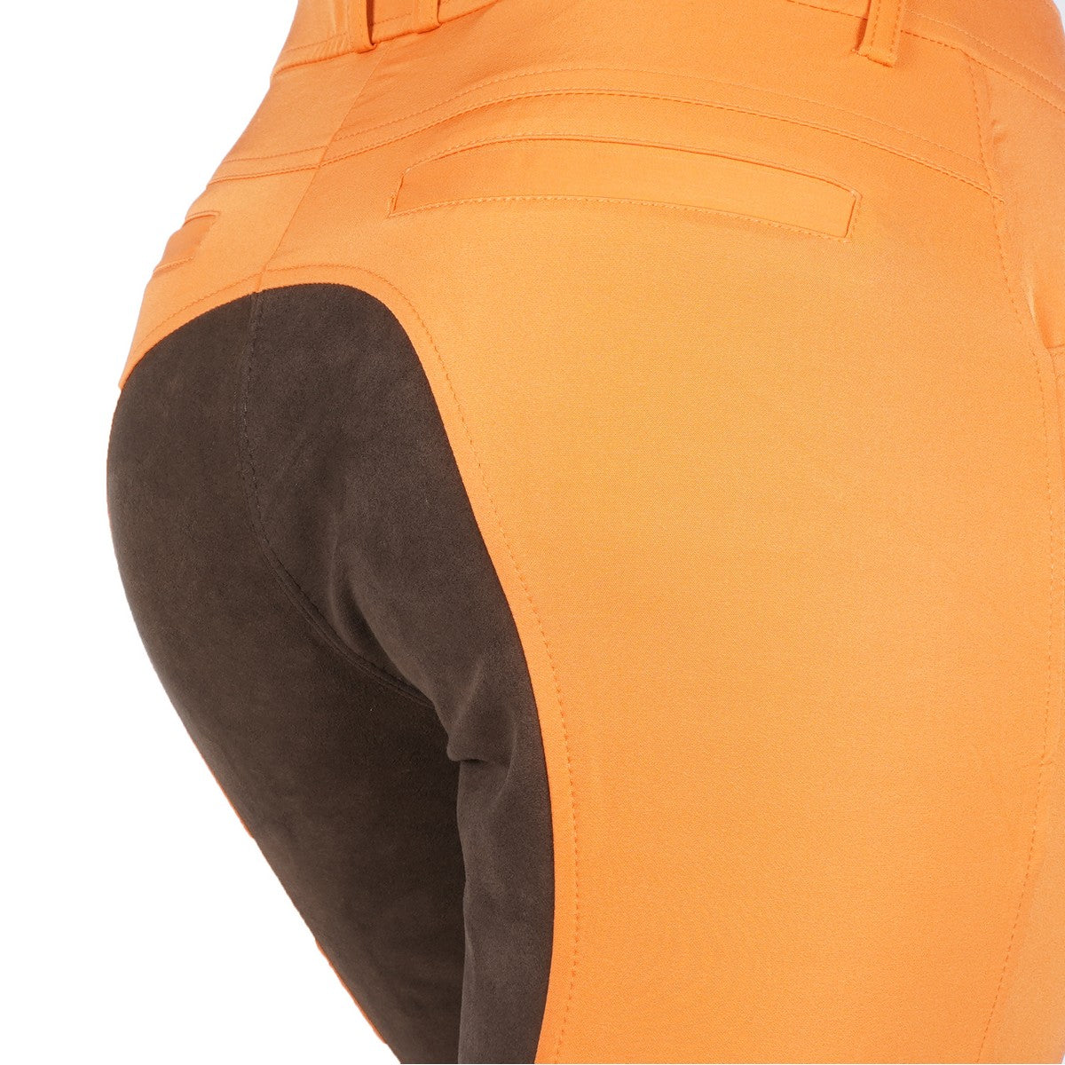 HKM Reithose Allure mit Alos Vollbesatz Orange