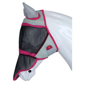 Shires Fliegenmaske Air Motion mit Ohren und Nase Rosa