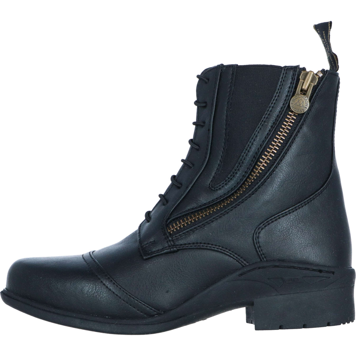 Mountain Horse Stiefeletten Veganza Side Zip Paddock Schwarz