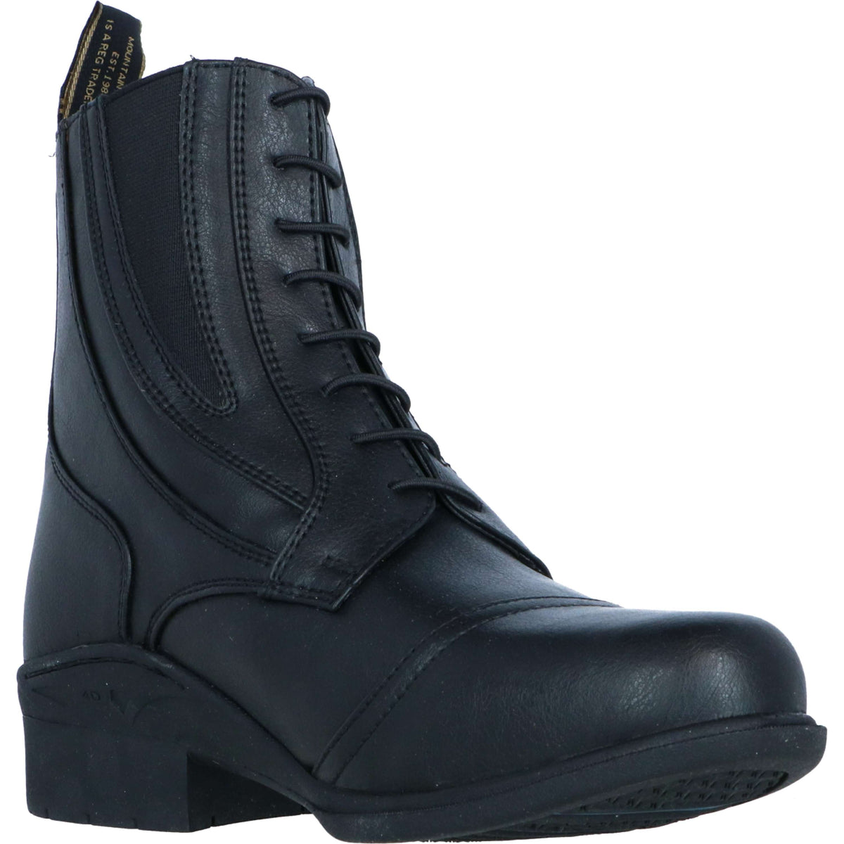 Mountain Horse Stiefeletten Veganza Side Zip Paddock Schwarz