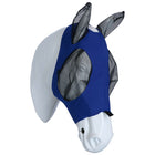 WeatherBeeta Fliegenmaske Deluxe Stretch Bug mit Ohren Königsblau/Schwarz