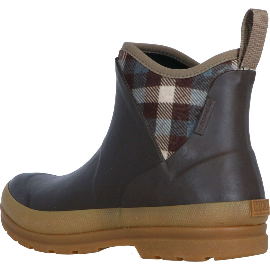 Muck Boot Originals Pull On Ankle Braun/Plaid
