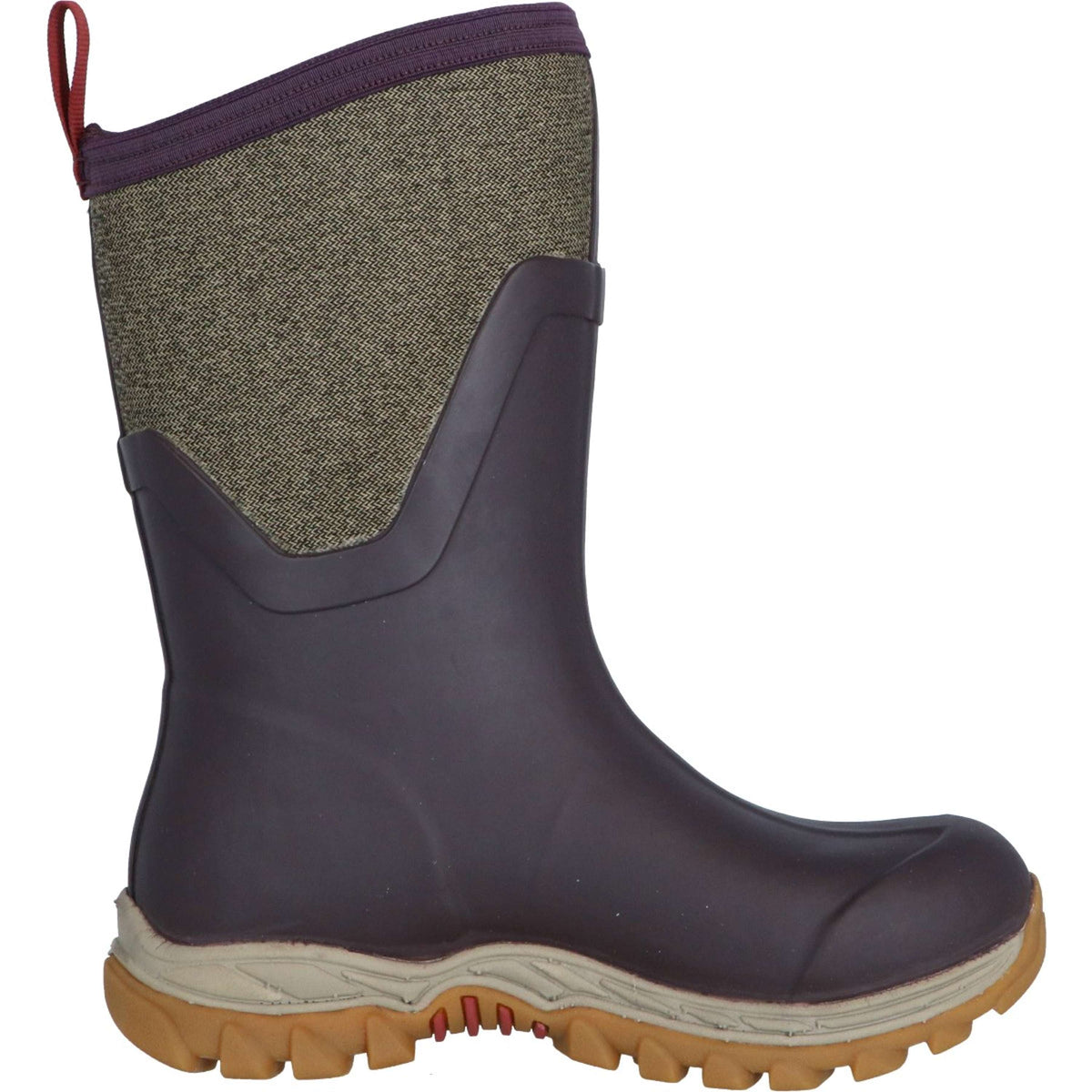 Muck Boot Arctic Sport II Mid Damen Bordeaux/Tweed