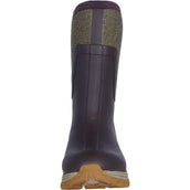 Muck Boot Arctic Sport II Mid Damen Bordeaux/Tweed