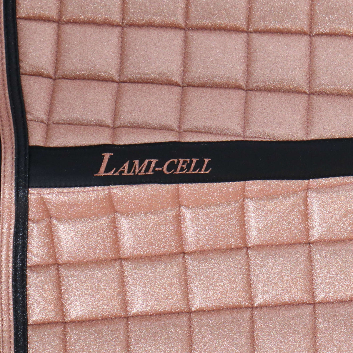 Lami-Cell Schabracke Sparkling Dressur Old Pink/Schwarz