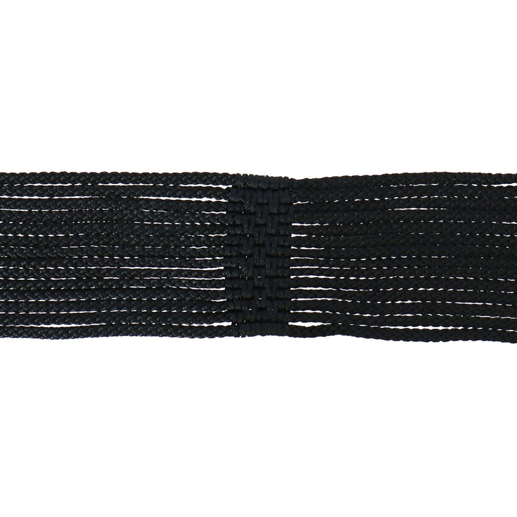 Stübben Kordelgurt Edelstahlschnalle Schwarz