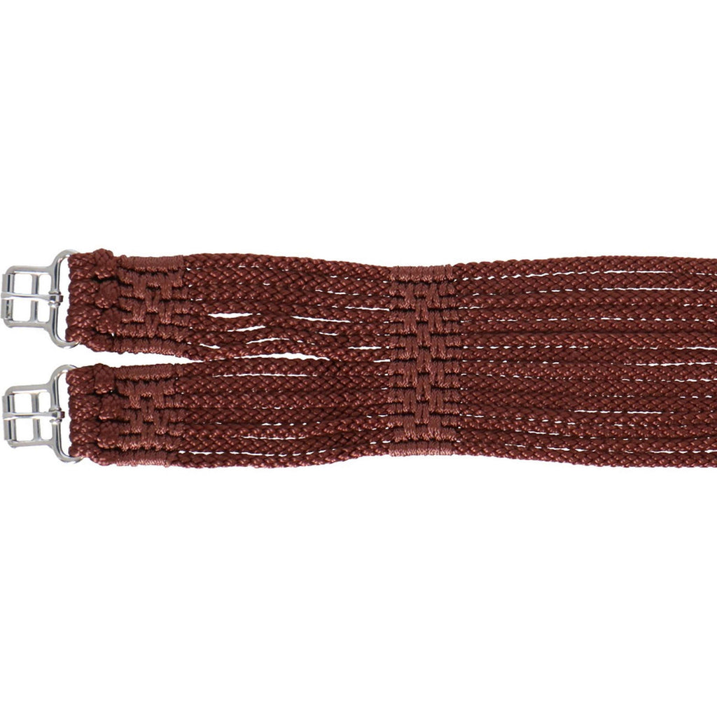 Stübben Kordelgurt Edelstahlschnalle Braun