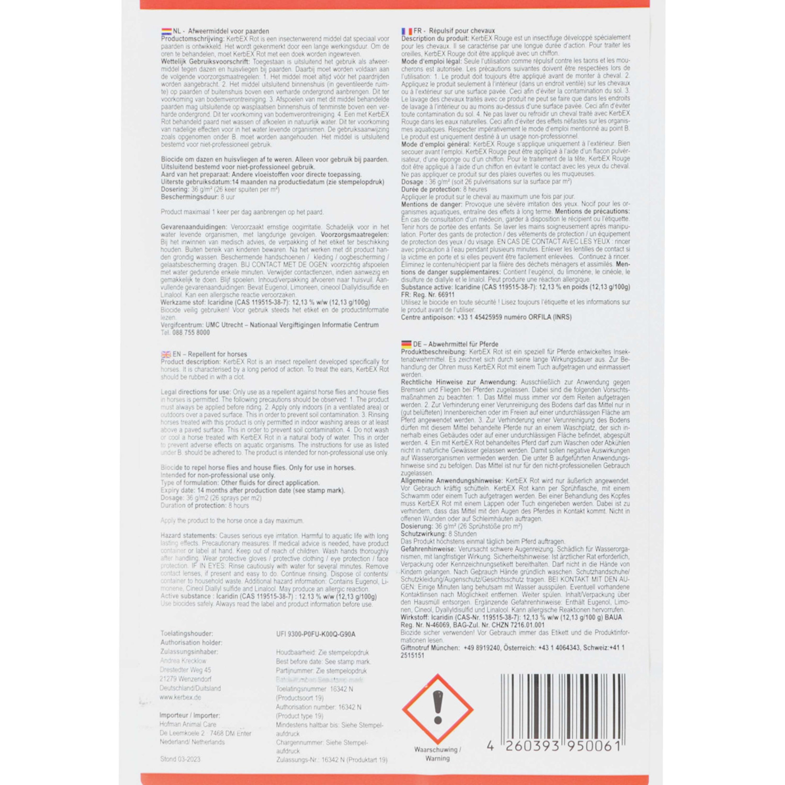 KerbEX Rot Insect repellent KerbEX Rot Insect repellent