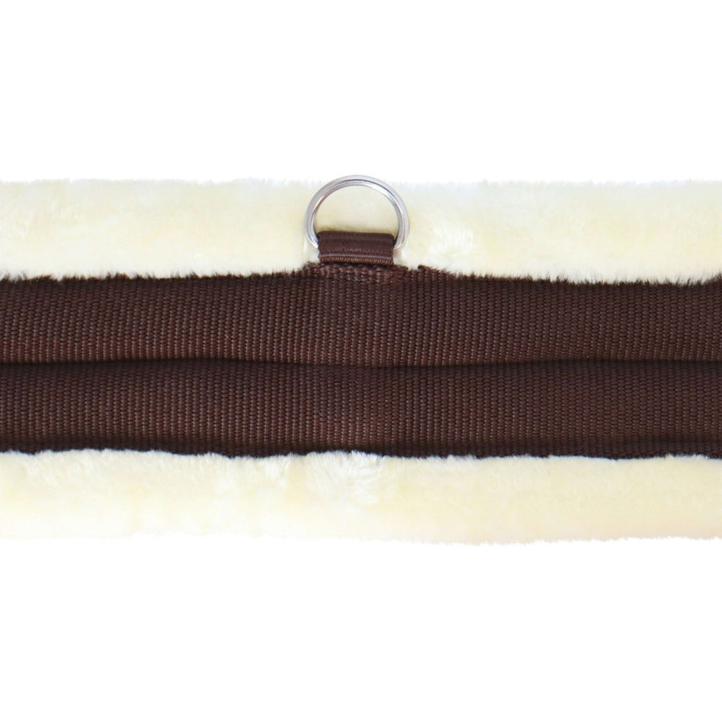 HKM Sattelgurt Teddy Braun/Creme
