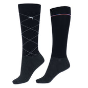 Pénélope Reitsocken Luxe 2 Paar Schwarz