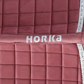 HORKA Schabracke Equestrian Pro Velvet Dressur Rosewood