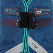 Rhino by Horseware Original Turnout Lite Navy/Aqua
