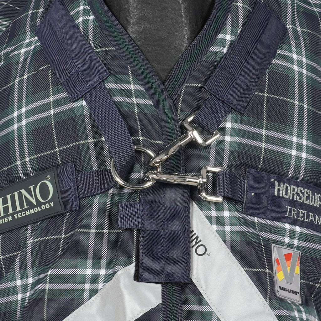 Rhino Wug Turnout Medium Varilayer 250g Hunter Check