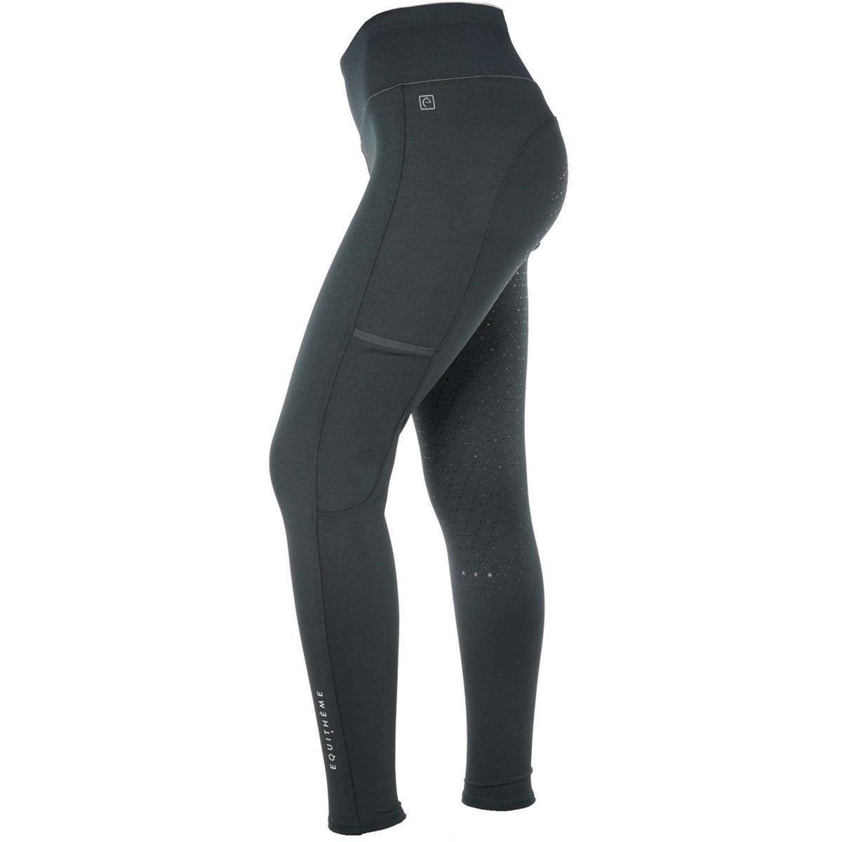 EQUITHÈME Reitleggings Lyly Grün/Grau