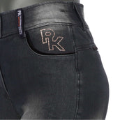 PK Reithose James Full Grip Kids Schwarz/Grau/Jeans