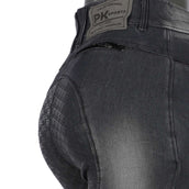 PK Reithose James Full Grip Kids Schwarz/Grau/Jeans