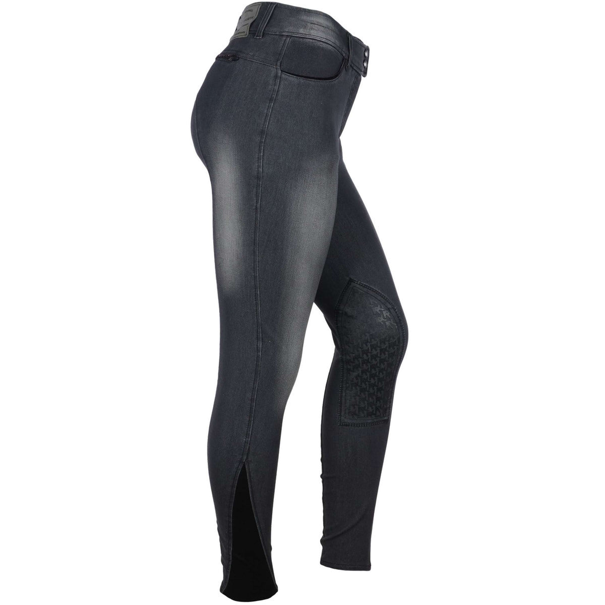 PK Reithose James Knie Grip Schwarz/Grau/Jeans