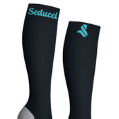 Seducci Socken Pro AG+ Navy/Türkis