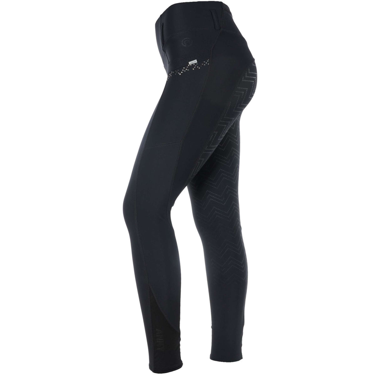 ANKY Reitleggings Trendy C-Wear Silikon Besatz Schwarz