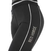 Red Horse Reitleggings Kaya Schwarz/Silber