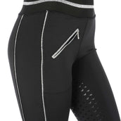 Red Horse Reitleggings Kaya Schwarz/Silber