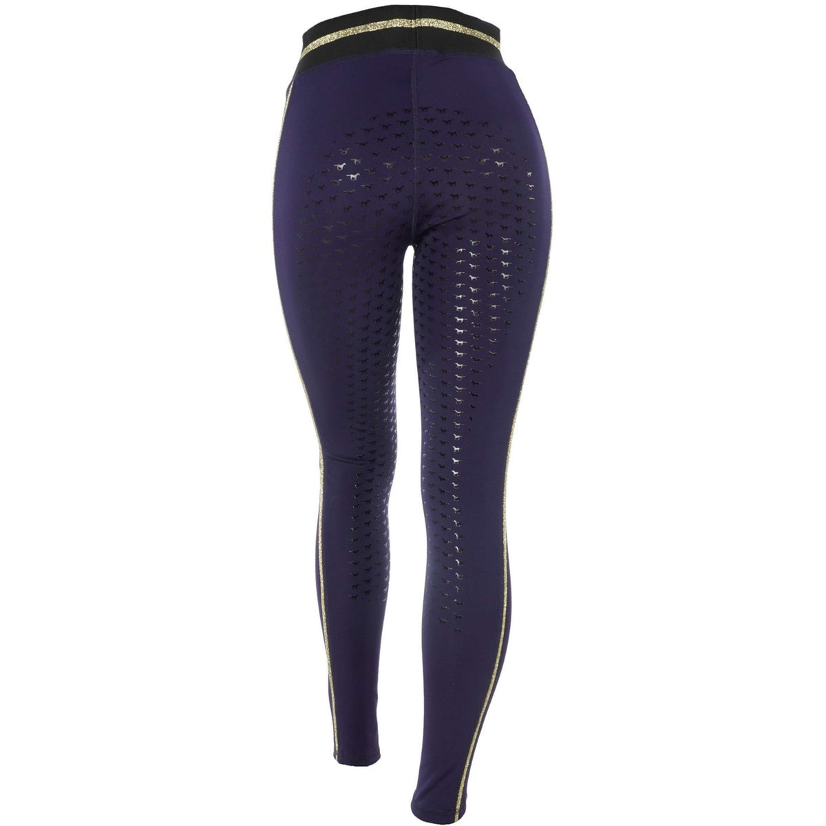 Red Horse Reitleggings Kaya Blau/Gold