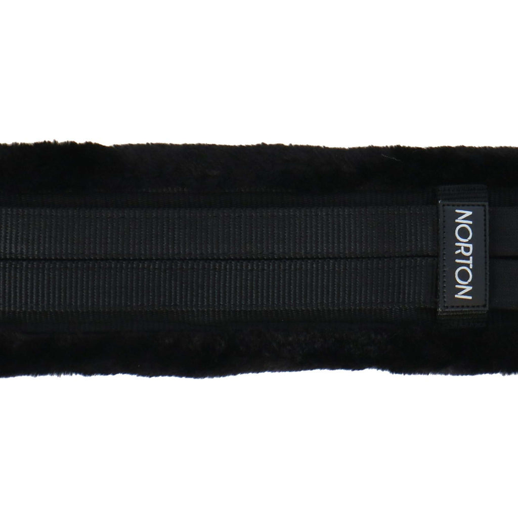 Norton Kurzer Sattelgurt Smooth Elastik Schwarz