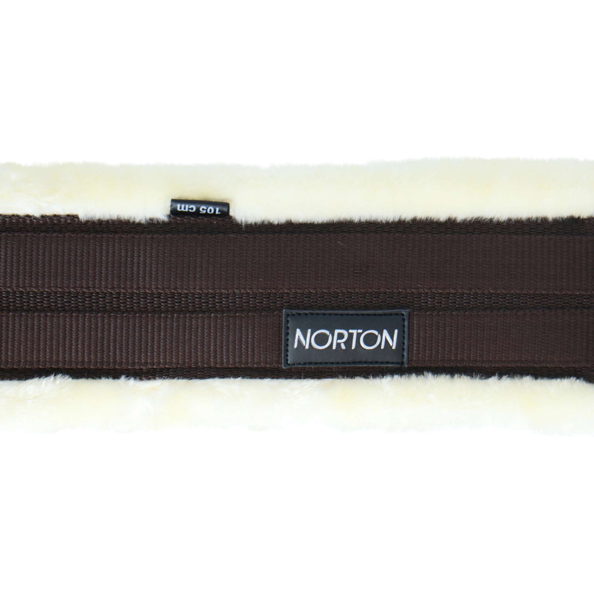 Norton Sattelgurt Smooth Elastik Braun