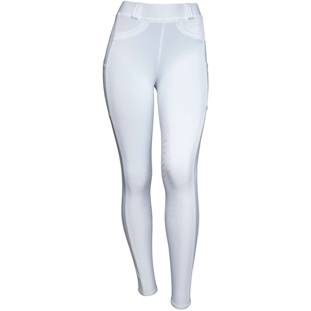 Schockemöhle Reitleggings Sporty Knie Grip Weiß