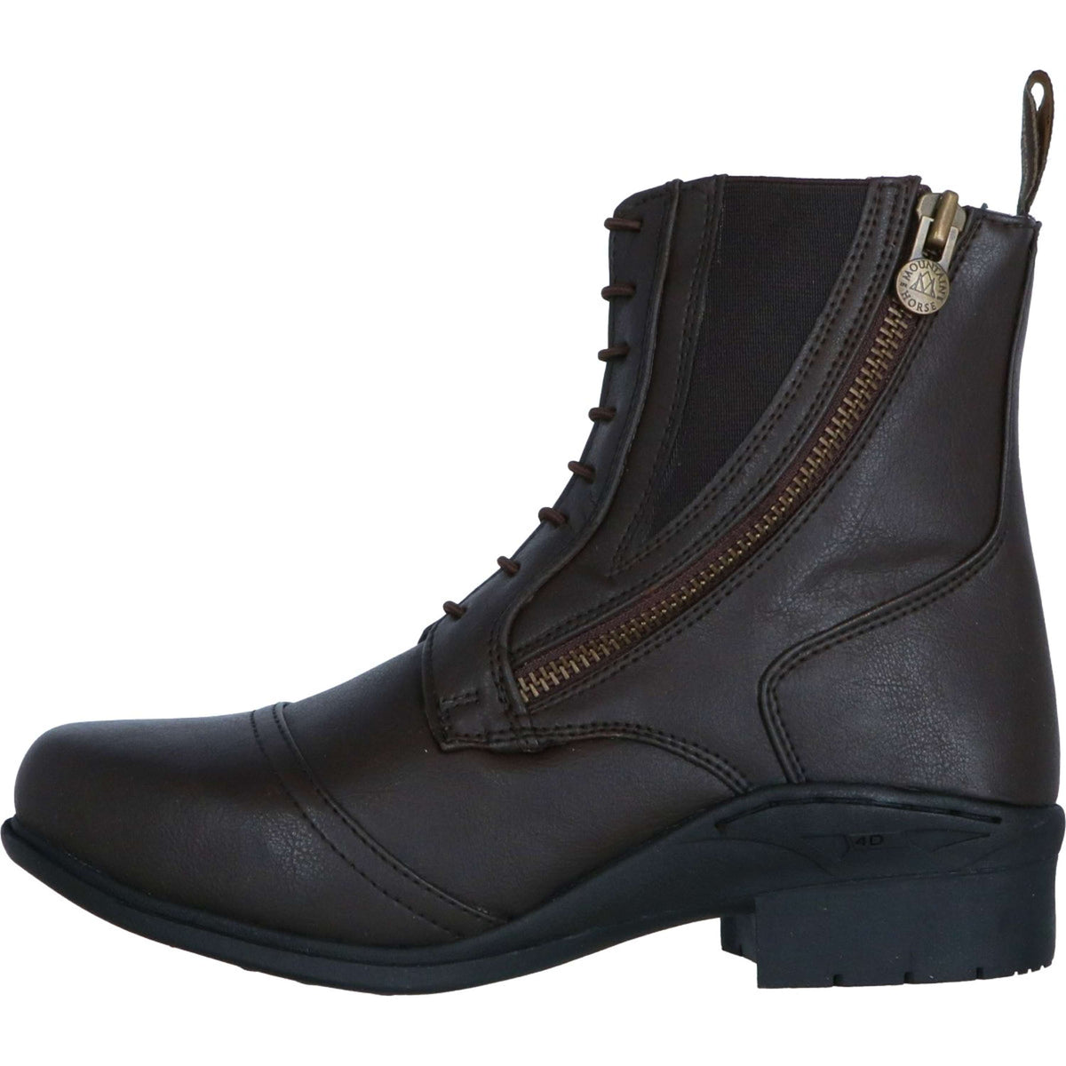 Mountain Horse Stiefeletten Veganza Side Zip Paddock Braun