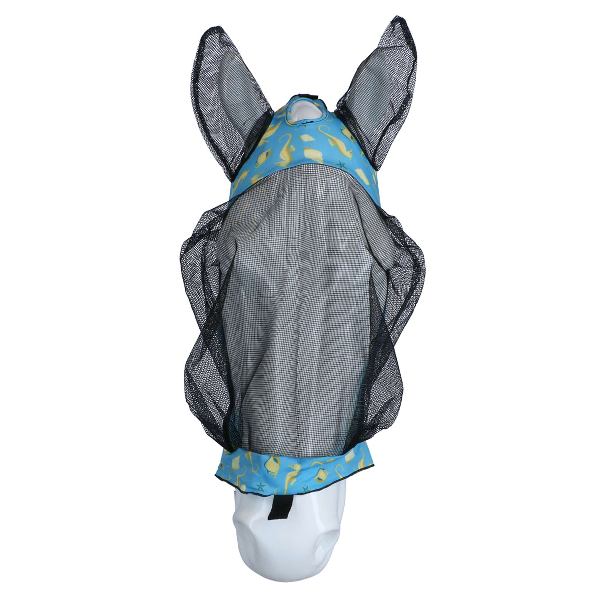 Weatherbeeta Fliegenmaske Deluxe Stretch mit Ohren Seahorse