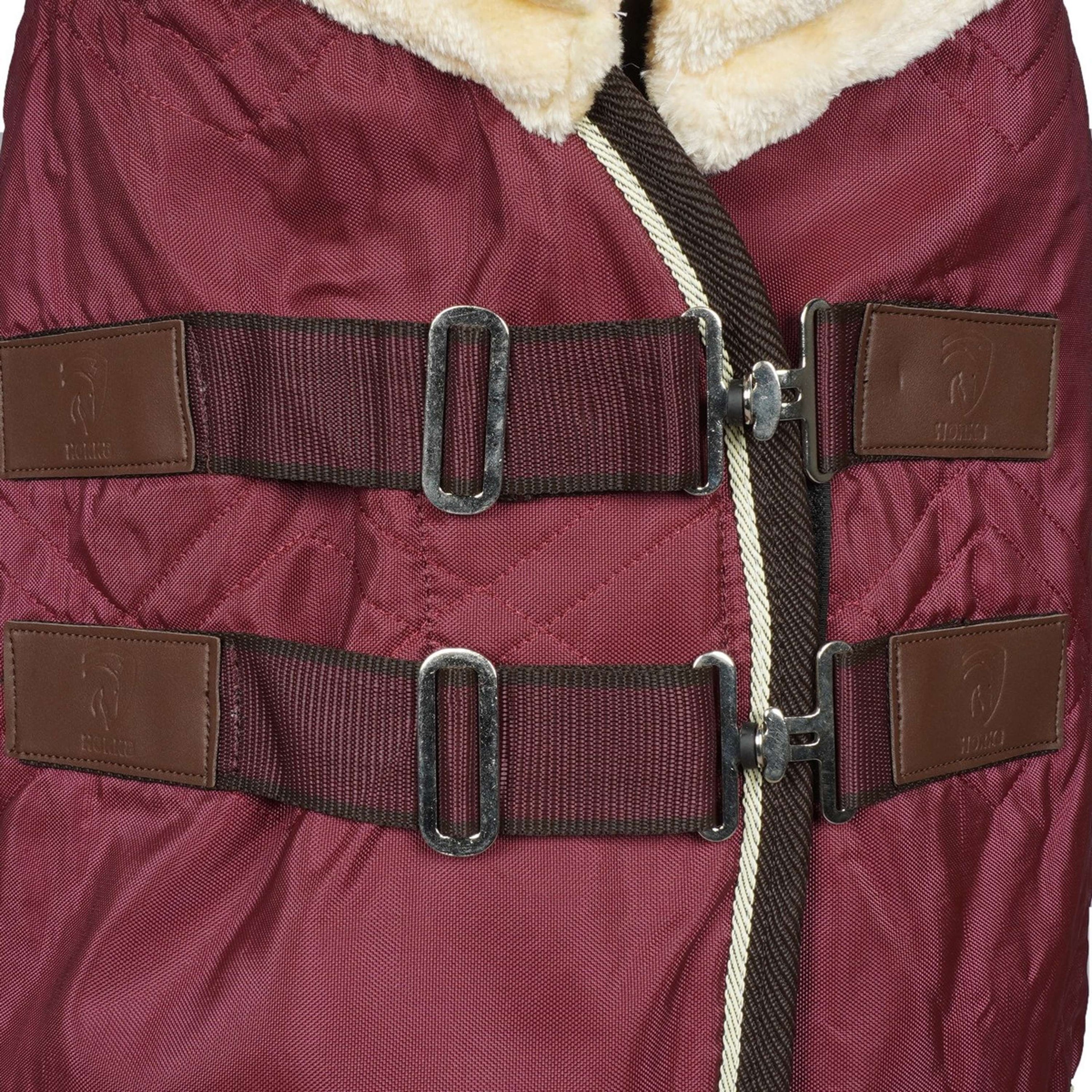 HORKA Stalldecke Luxe mit Kragen Bordeaux HORKA Stalldecke Luxe mit Kragen Bordeaux