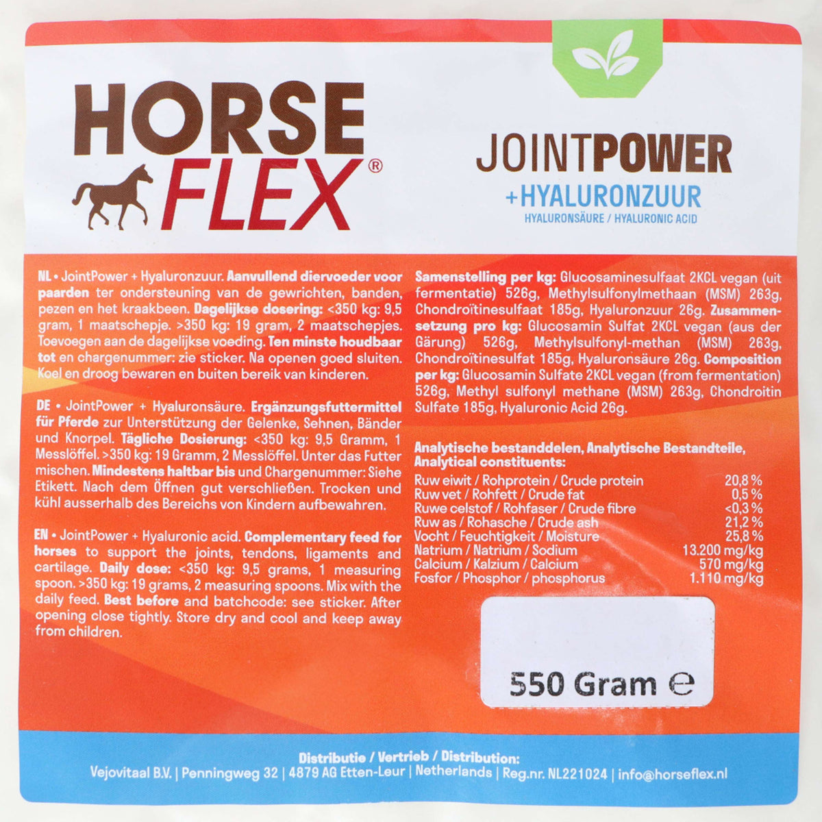 HorseFlex Jointpower + Hyaluronsäure Nachfüllung