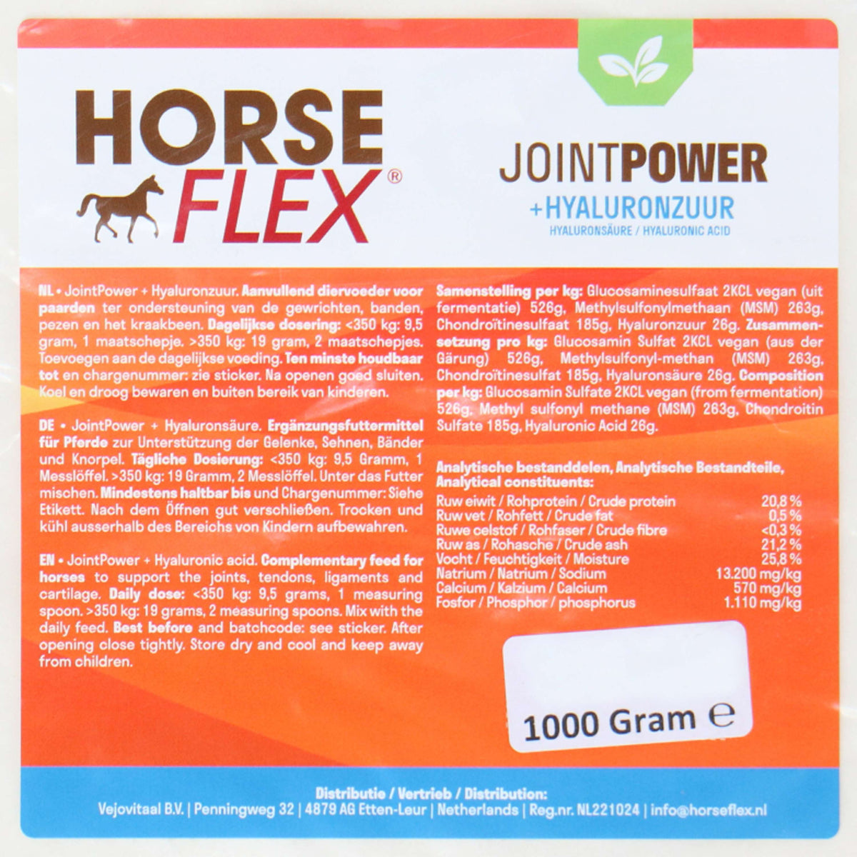 HorseFlex Jointpower + Hyaluronsäure Nachfüllung