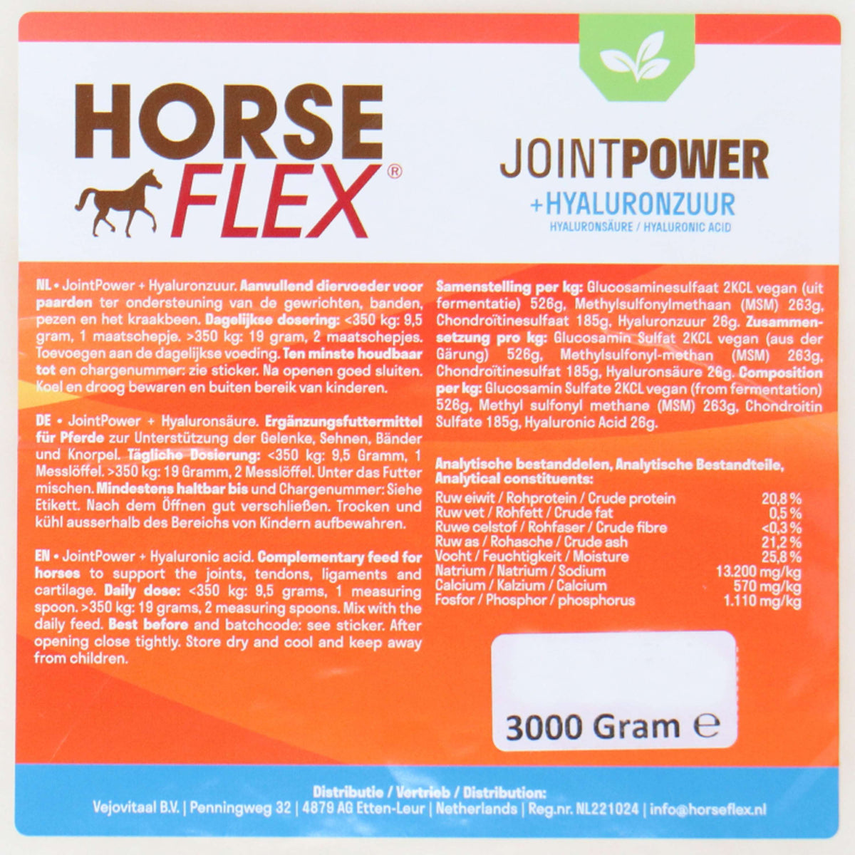 HorseFlex Jointpower + Hyaluronsäure Nachfüllung