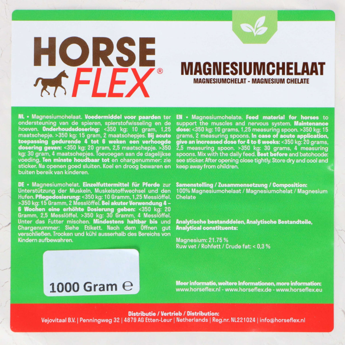 HorseFlex Magnesiumchelaat Nachfüllung