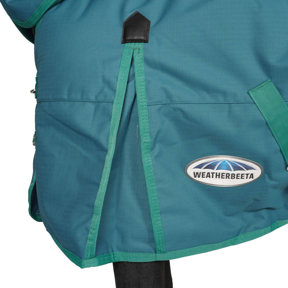 Weatherbeeta Winterdecke Green-Tec Heavy 1200D Abnehmbarer Hals Dragonfly Blue/Bottle Green