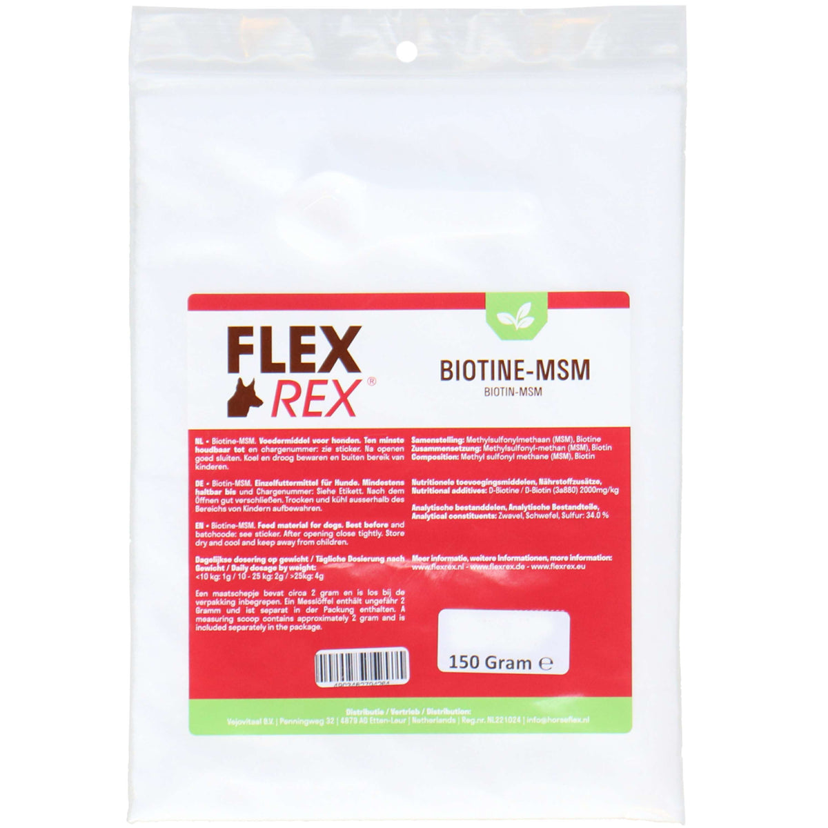 Flexrex Biotine-MSM Nachfüllung