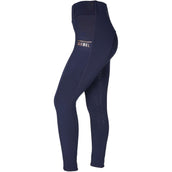 Rebel Pull On Reitleggings Crystal Full Grip Navy