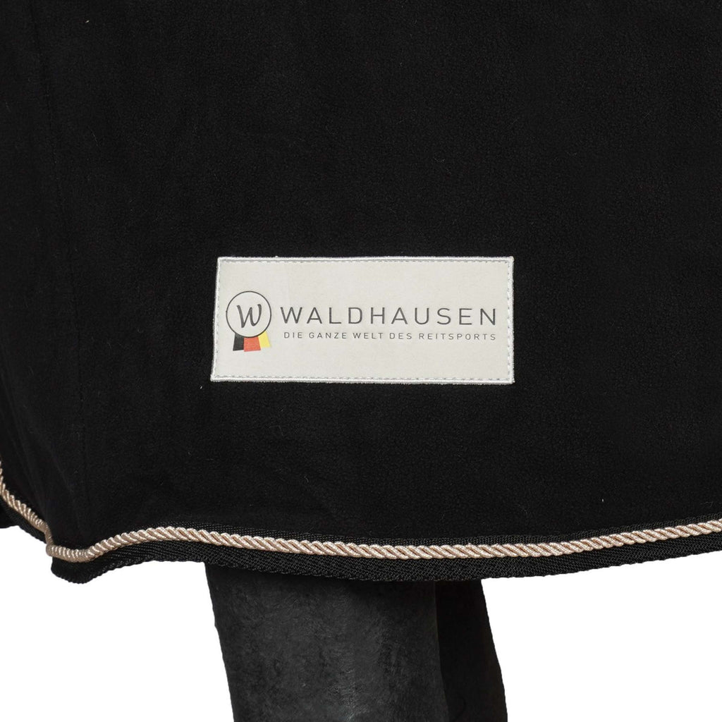 Waldhausen Fleecedecke Modern Schwarz/Roségold