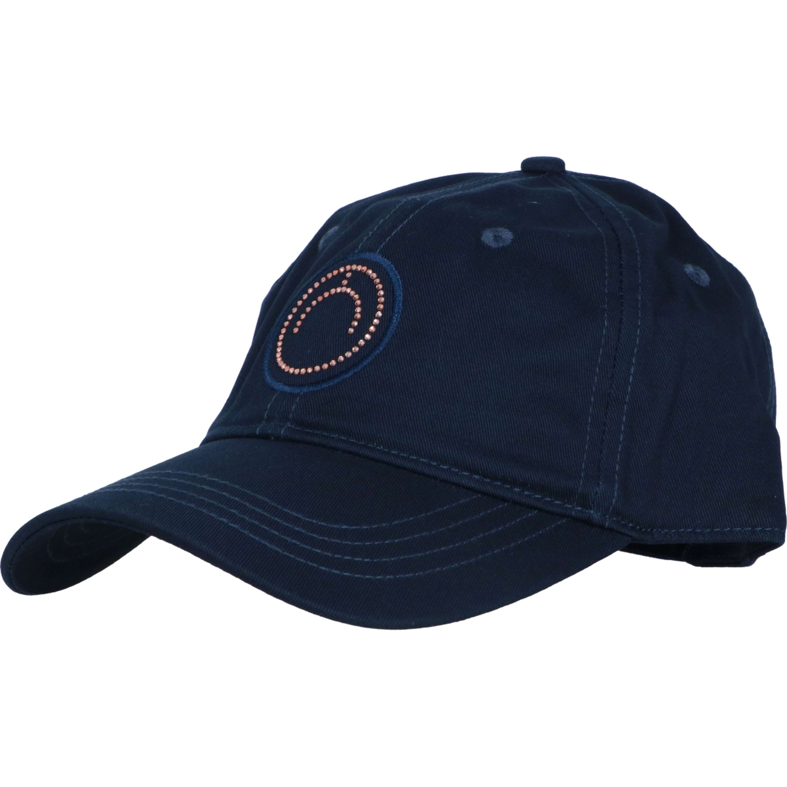 Montar Cap Crystal Beige Logo Dark Navy