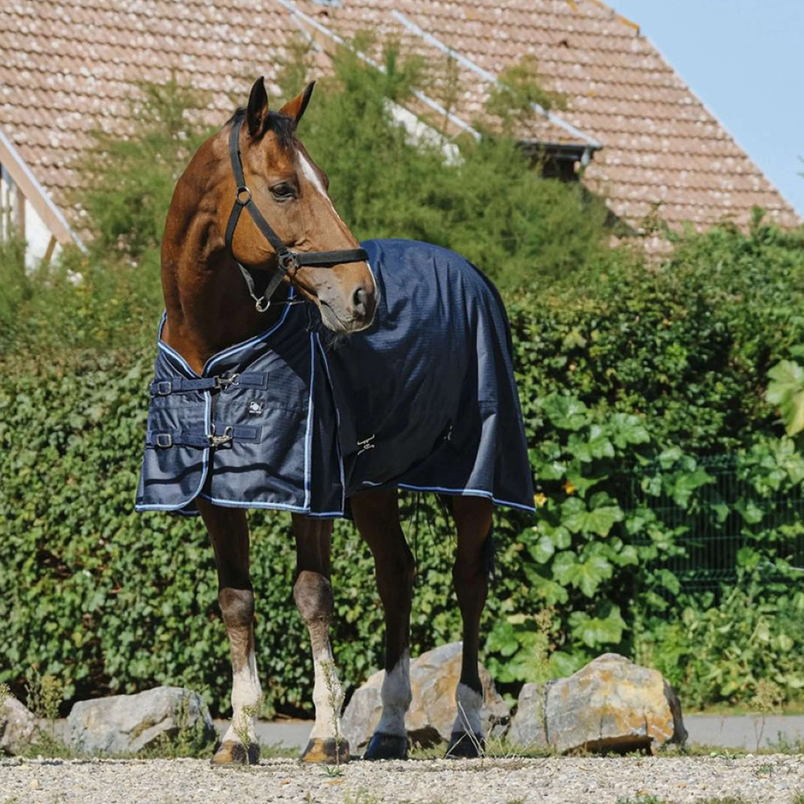 Riding World Outdoordecke ECO EasyClip 600D 0g Navy