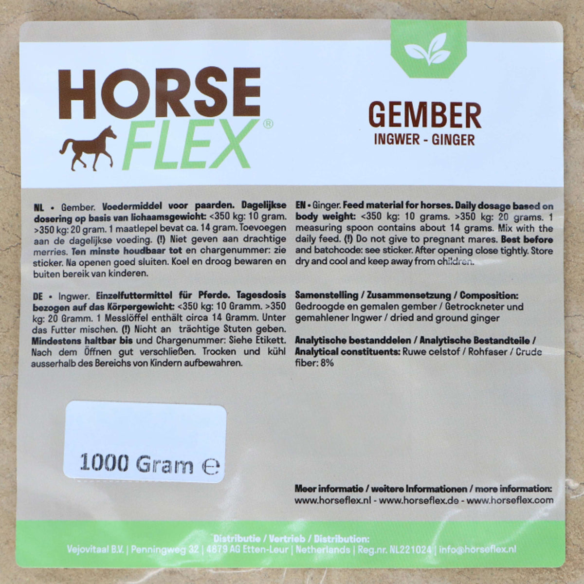 HorseFlex Ingwer Nachfüllung