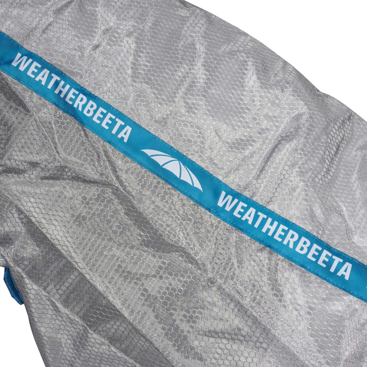 Weatherbeeta Fliegendecke Comfitec Hexi Shield Combo Neck Silver/Teal Blue