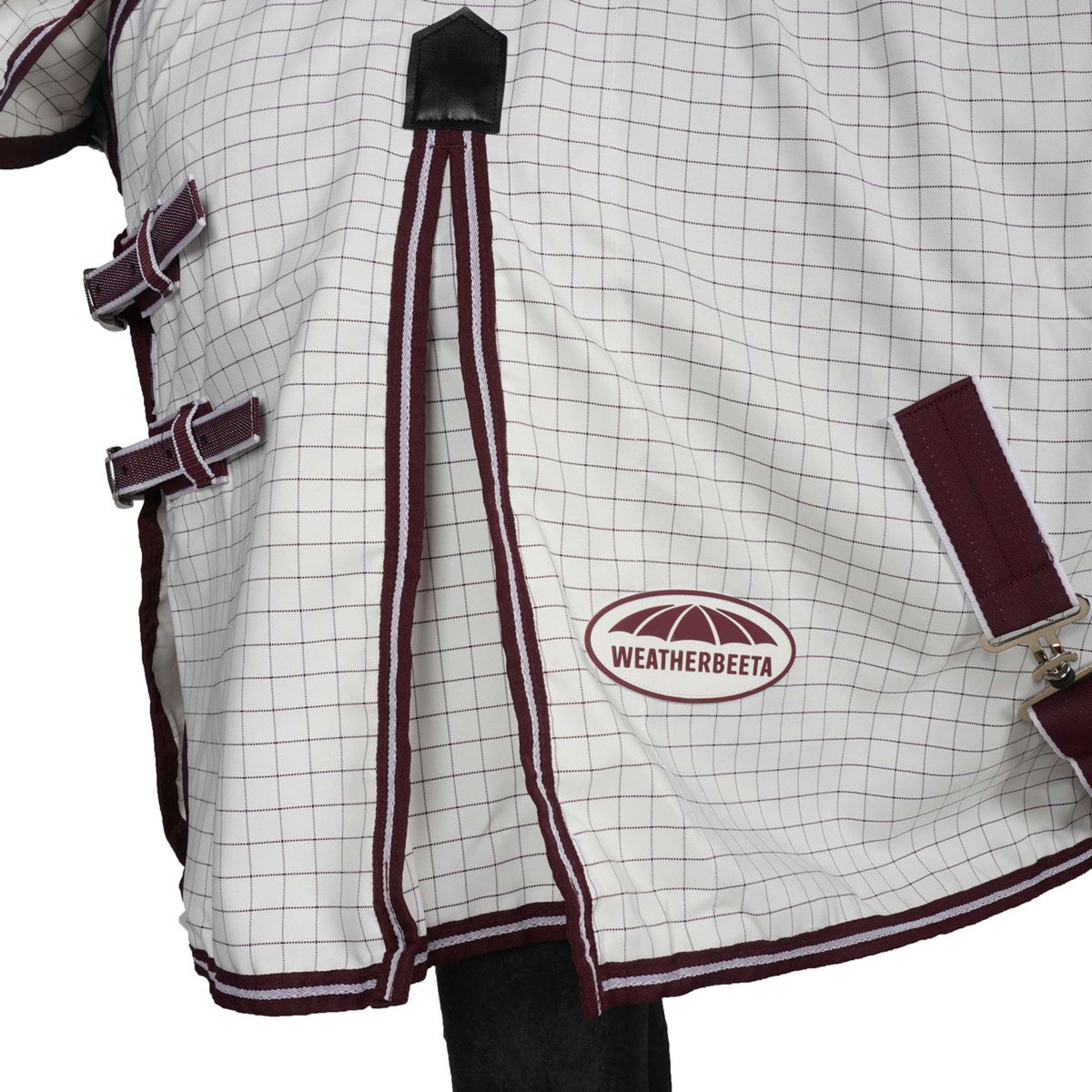 Weatherbeeta Sommerdecke Hybrid Seasons Combo Neck White/Maroon