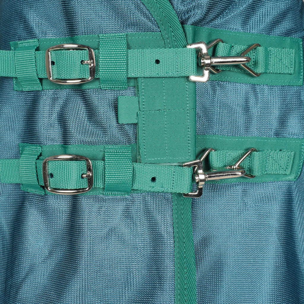 WeatherBeeta Fliegendecke ComFiTec Green-Tec Airflow Mesh Combo Neck White/Dragonfly Blue