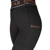 Montar Reitleggings MoMellani Viv Full Grip Schwarz