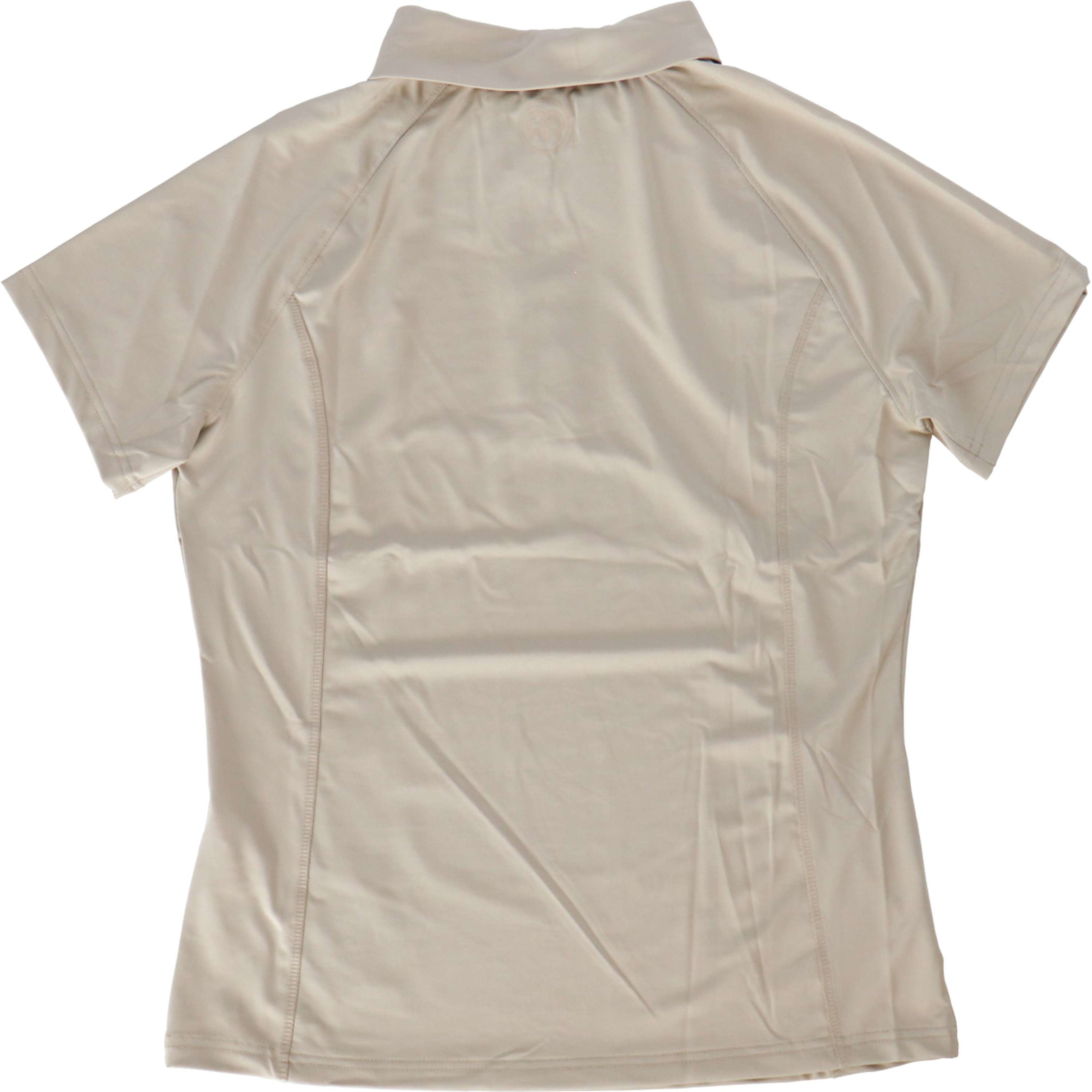 Rebel Poloshirt Shiny Seam Beige