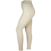 Rebel Reitleggings Contrant Piping Beige